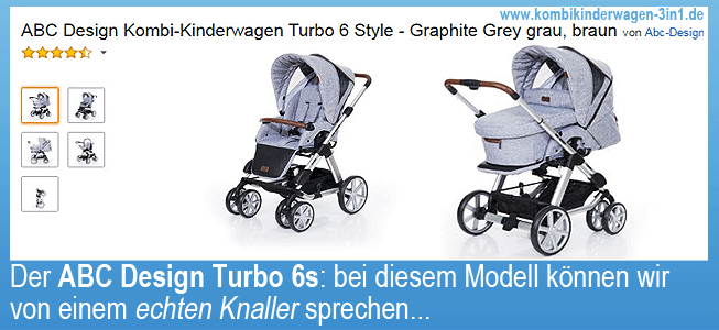 kinderwagen abc design turbo 6s 3 in 1